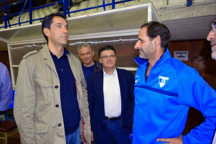 The ambassador of Azerbaijan visited the Volleyteam Ethnikos